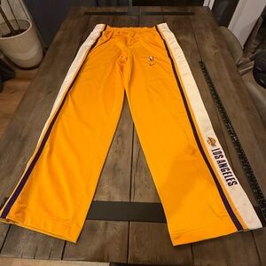 Nike Team Los Angeles Lakers Pants Mens Size L Break Away Warm Up Jersey Y2K